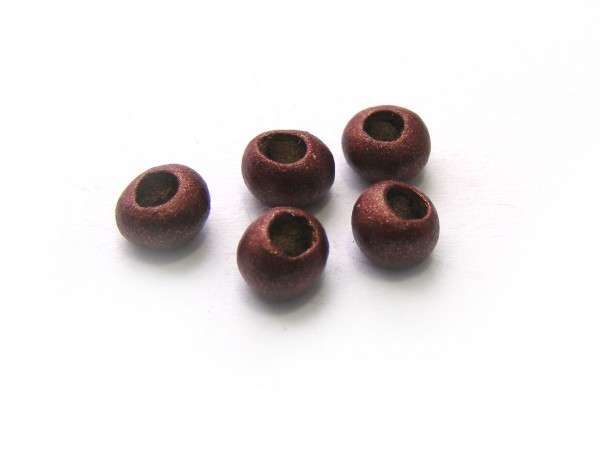 Keramik Kugel, 5 mm, rotbraun