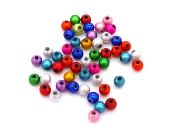 3 D Miracle Beads, 5,5-6 mm, bunte Mischung