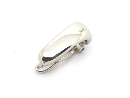 Anhängerbefestigung/Agraffe, 16 mm, rhodiniert