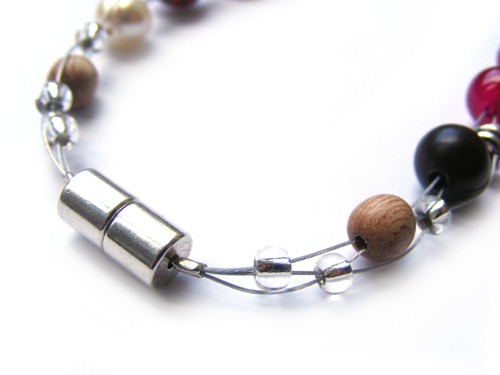 Mini-Magnetverschluss, 12 x 5 mm, versilbert