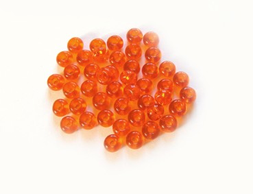 Roccailles, 4 mm, orange