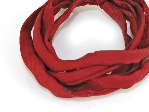 Seidenband, 10 cm, 6 mm, rot