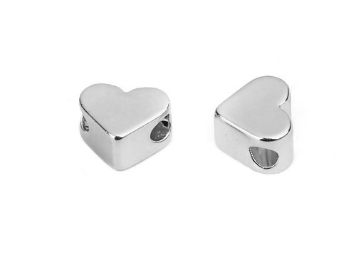 Herz, 7 mm, versilbert