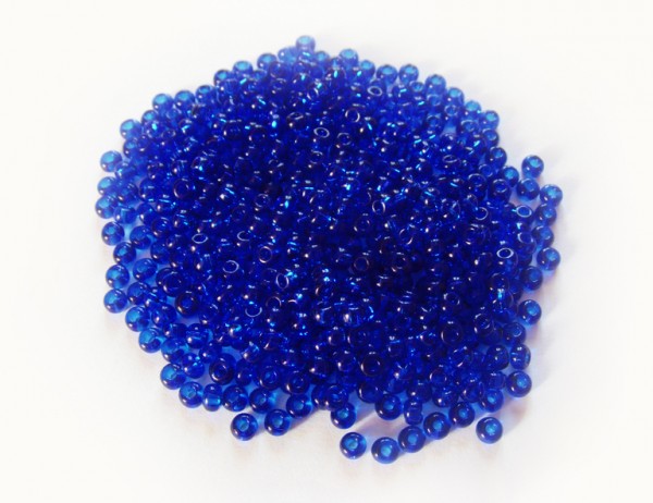 Roccailles, 4 mm, blau
