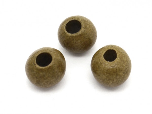 Keramik Perle, 9-10 mm, khaki