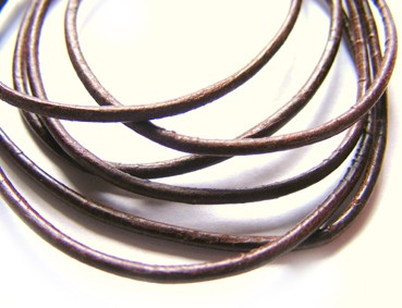 Ziegenleder, 1 Meter, 1,5 mm, schokobraun