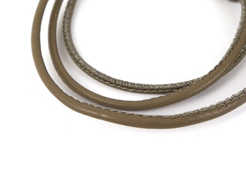Lederband, 10 cm, 2,5 mm, taupe