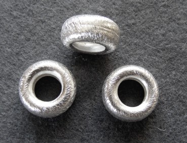 Ring, 13 mm, versilbert, matt gebürstet