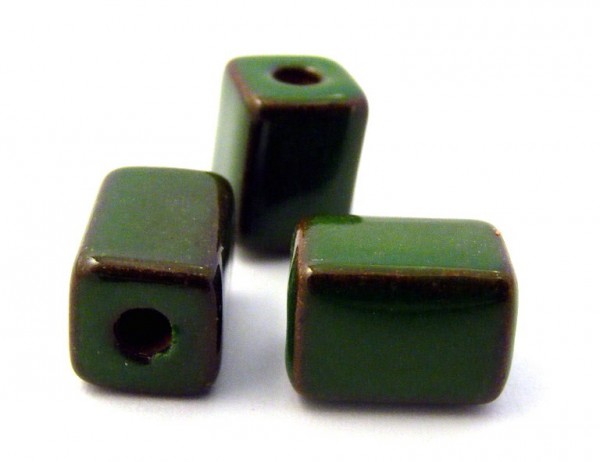 Keramik Quader, 12 mm, grün