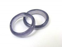 Glasring, ca. Ø 24 mm, lila, glanz Glasring, ca. Ø 24 mm, lila, glanz