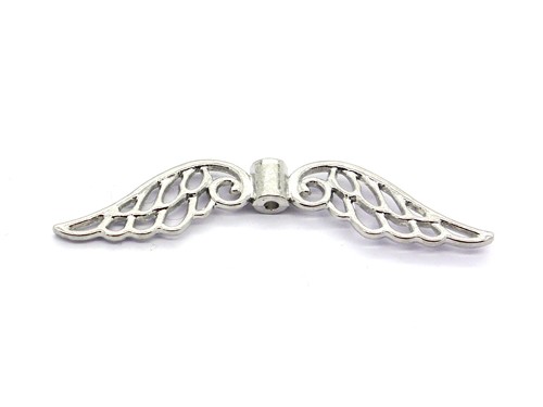 Engelsflügel, 53 mm, silberfarben