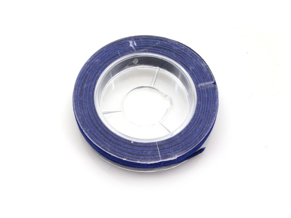 1 Spule Makramee, 0,80 mm x 10 m, dkl.blau