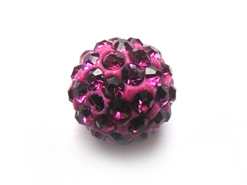 Shamballa Perle, 10 mm, pink