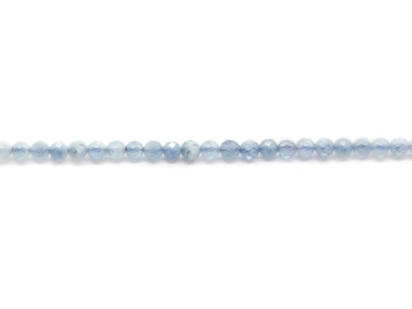 1 Strang Aquamarin, 3,5 mm, hellblau
