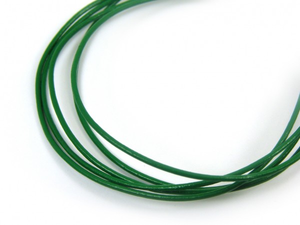 Rindleder, 1 m, 0,8 mm, grün
