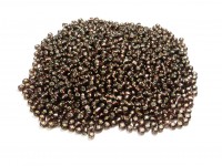 Roccailles, 4 mm, aubergine mit Silbereinzug Roccailles, 4 mm, aubergine mit Silbereinzug