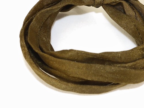 Seidenband, 10 cm, 6 mm, olive