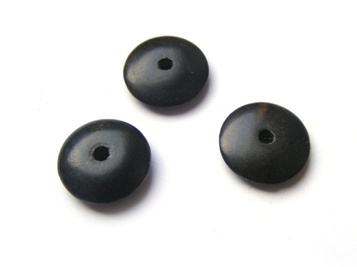 Scheibe, 15 mm, dunkelbraun