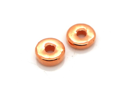 Keramik Scheibe, 8 mm, rosegold