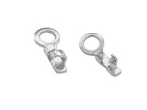 10 Stk. Endkappe Schmuckdraht, 0,8 mm, 925 SIlber