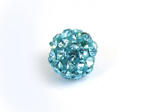 Shamballa Perle, 8 mm, türkis