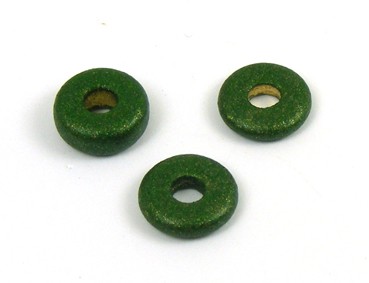 Keramik Scheibe, 9 mm, dunkelgrün