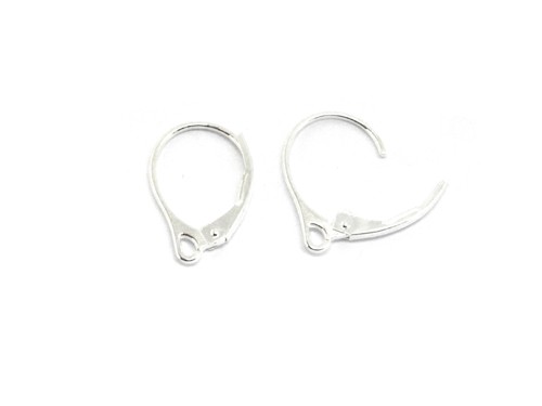 Ohrhaken mit Mechanik, 925 Silber, 1 Paar