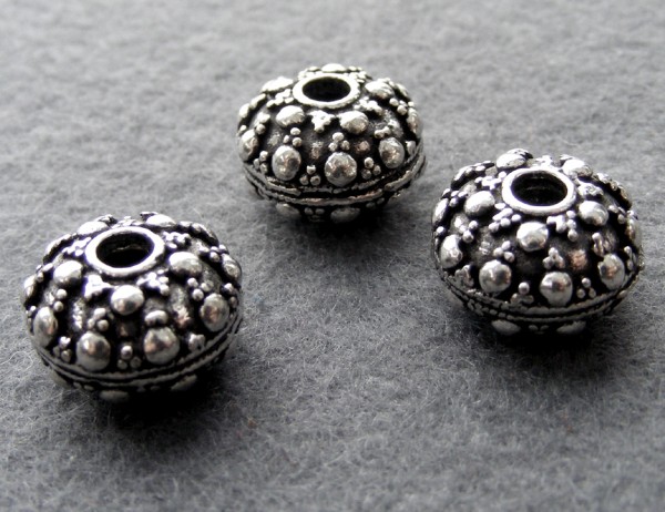 Kugel, 15 mm, versilbert