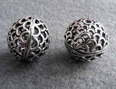 Kugel, 19 mm, versilbert