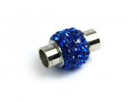 Shamballa Verschluss, 6 mm, royalblau Shamballa Verschluss, 6 mm, royalblau
