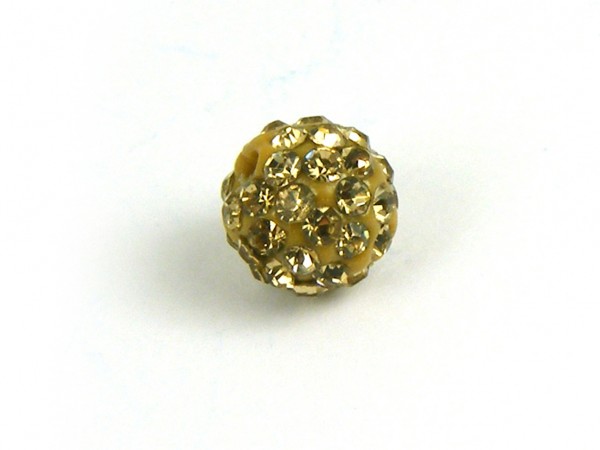 Shamballa Perle, 6 mm, gold