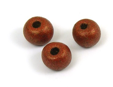 Keramik Kugel, 8 mm, rotbraun