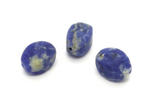Blauer Marmor, 12 mm, blau, matt