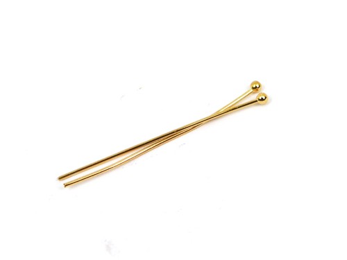 Kugelstift, 30 mm, vergoldet