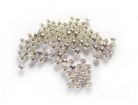 100 Stk. Quetschperlen, 2 mm, 925 Silber 100 Stk. Quetschperlen, 2 mm, 925 Silber