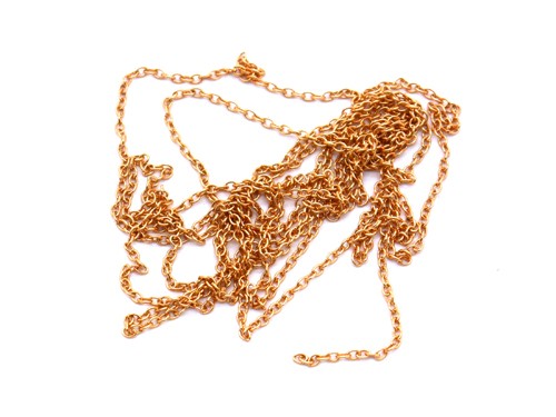 Gliederkette, 10 cm, rosé-vergoldet