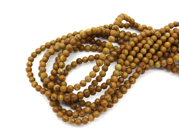 1 Strang Jaspis, 4,5 mm, beige