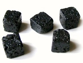 Lava, Würfel, 16 mm, schwarz