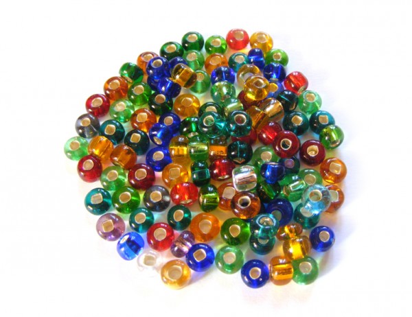 Roccailles, 6 mm, bunte Mischung