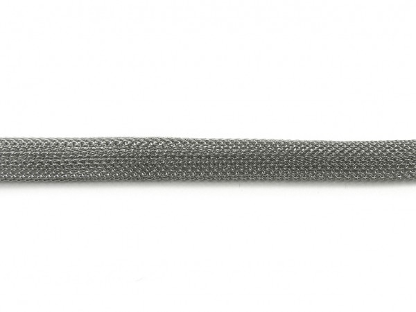 Schlauchkette, 10 cm, 8 mm, Edelstahl, flach