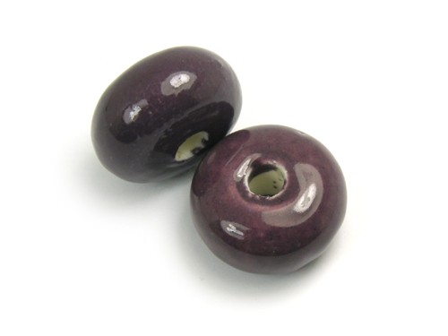 Keramik Ring, 21 mm, lila/violett