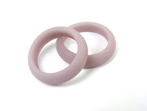 Glasring, ca. Ø 24 mm, flieder, matt