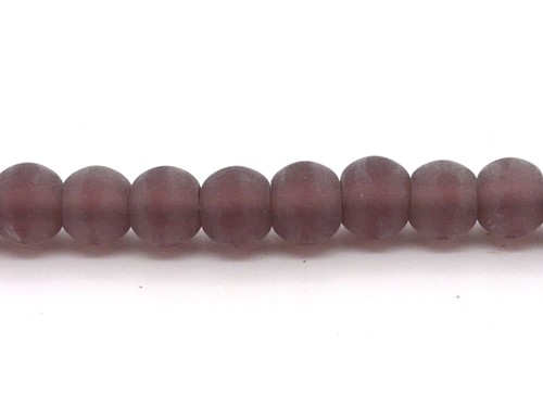 1 Strang Glasperlen, 6 mm, lila