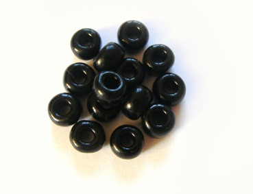 Roccailles, 8 mm, schwarz