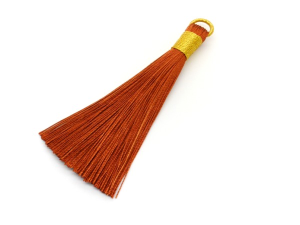 Quaste groß, 80 mm, braun