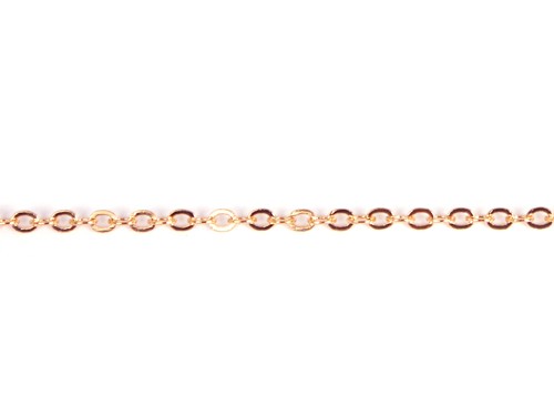 Gliederkette, 10 cm, rosegold