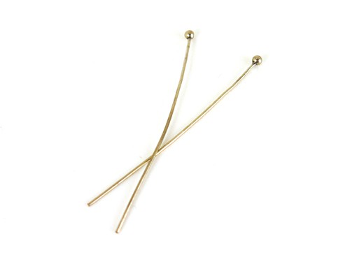 Kugelstift, 50 mm, antik vergoldet