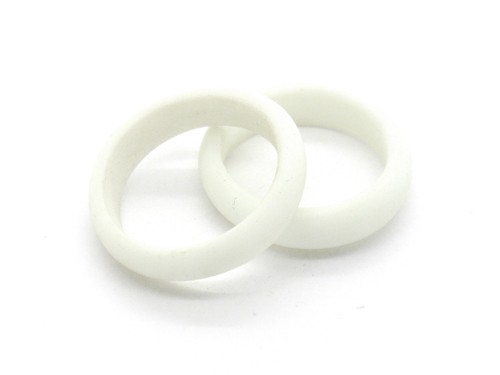 Glasring, ca. Ø 24 mm, weiß, matt