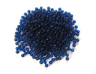 Roccailles, 4 mm, blau