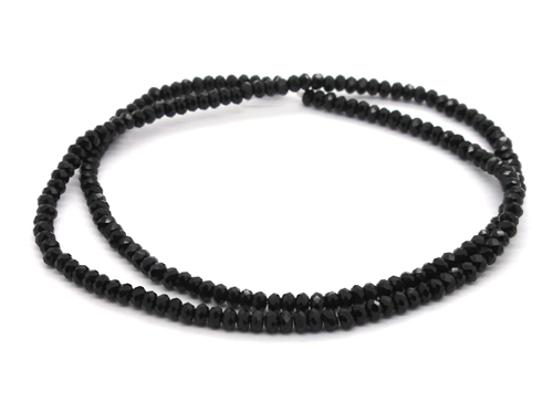 1000 Stück Schwarze Glasperlen 4mm - Für Schmuck & Basteln
